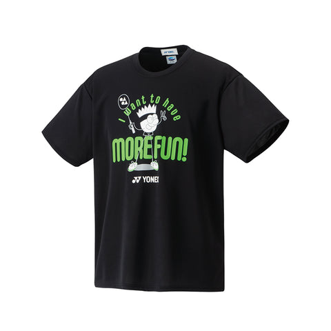 Yonex Japan Exclusive Unisex T Shirt Black 16662Y (MADE IN JAPAN)