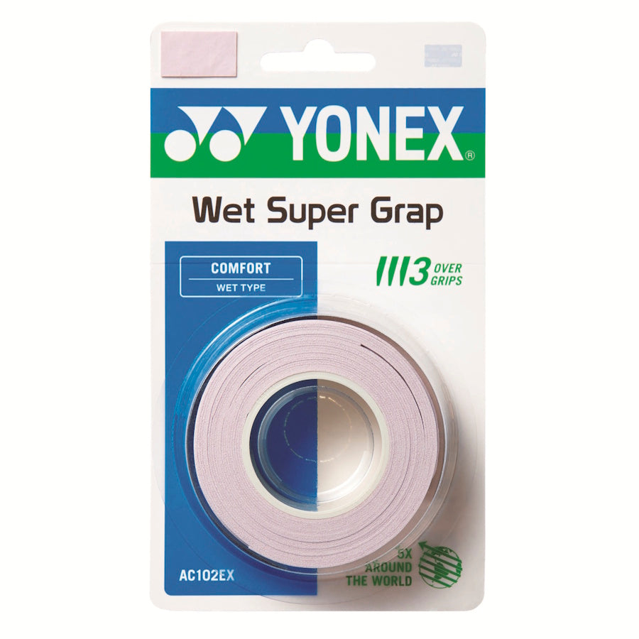 Yonex AC102EX Super Grap (3 wraps) Mist Pink