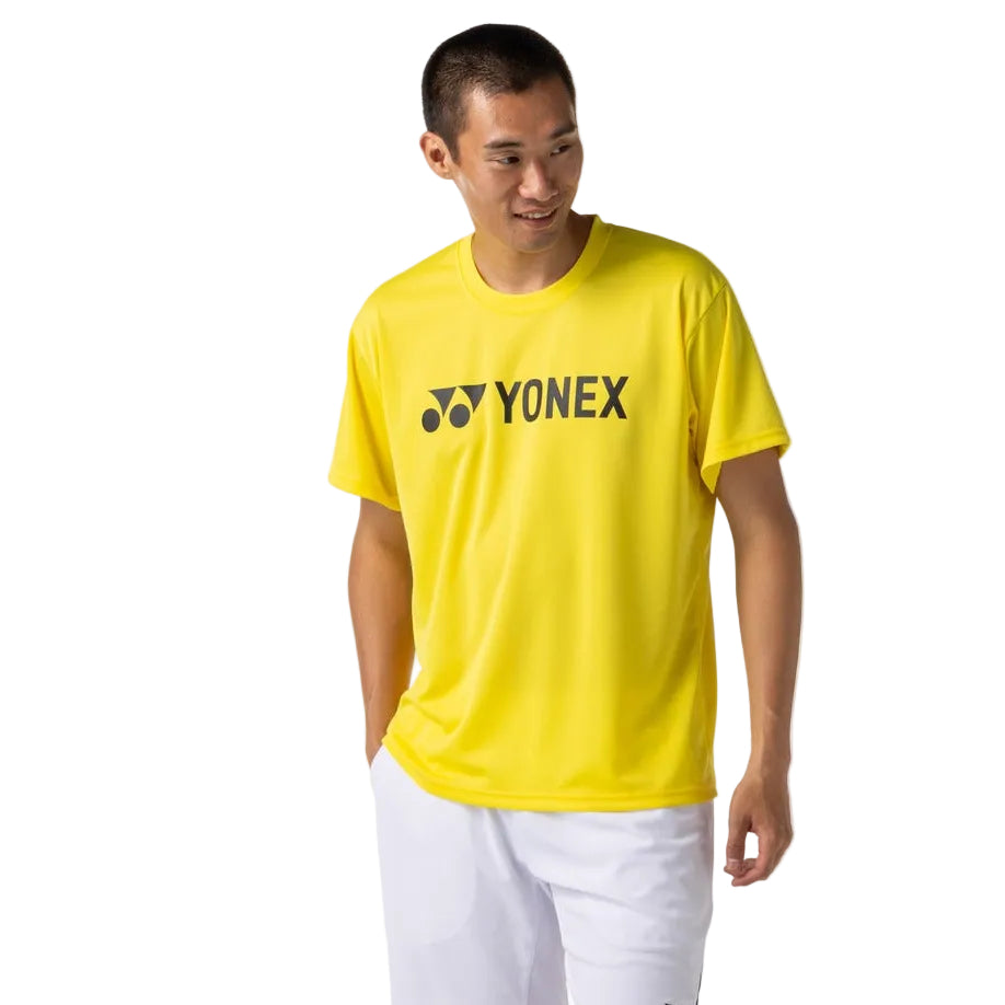 Yonex UNISEX Dry T Shirt 16891Y Yellow (MADE IN JAPAN) – Badminton