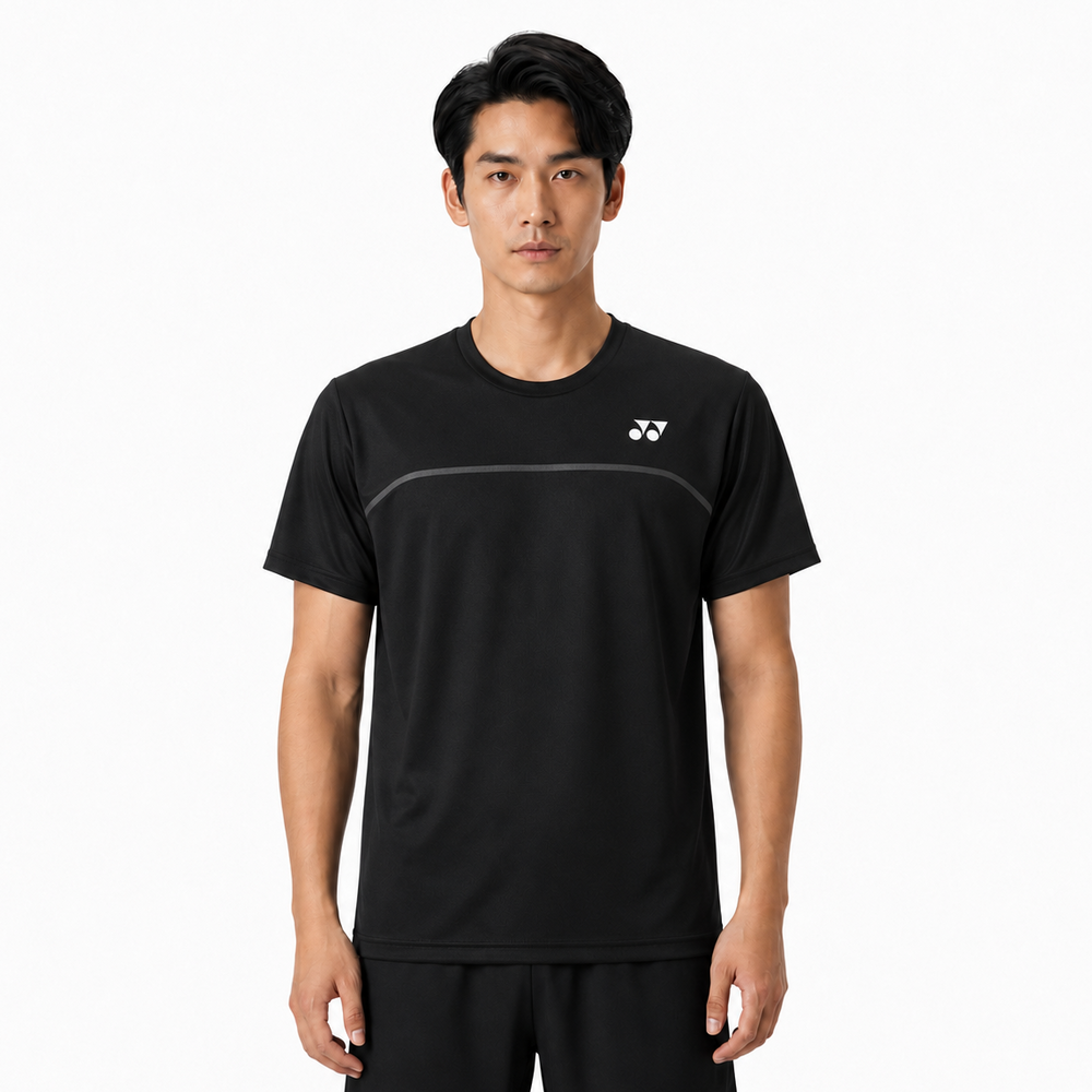 Yonex Unisex Logo T Shirt (Black) 10728