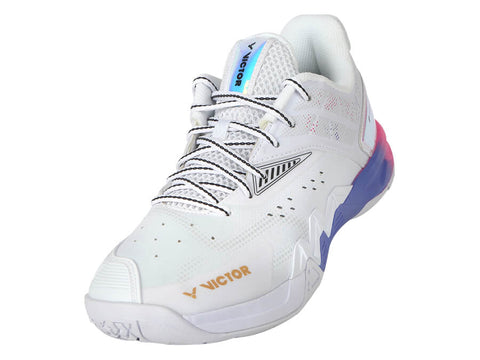 Victor P8500II AJ White/Purple (Stability) Badminton Shoes [CLEARANCE]