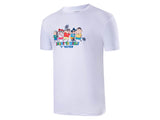 Victor X Crayon ShinChan Unisex T Shirt (T403CS) White