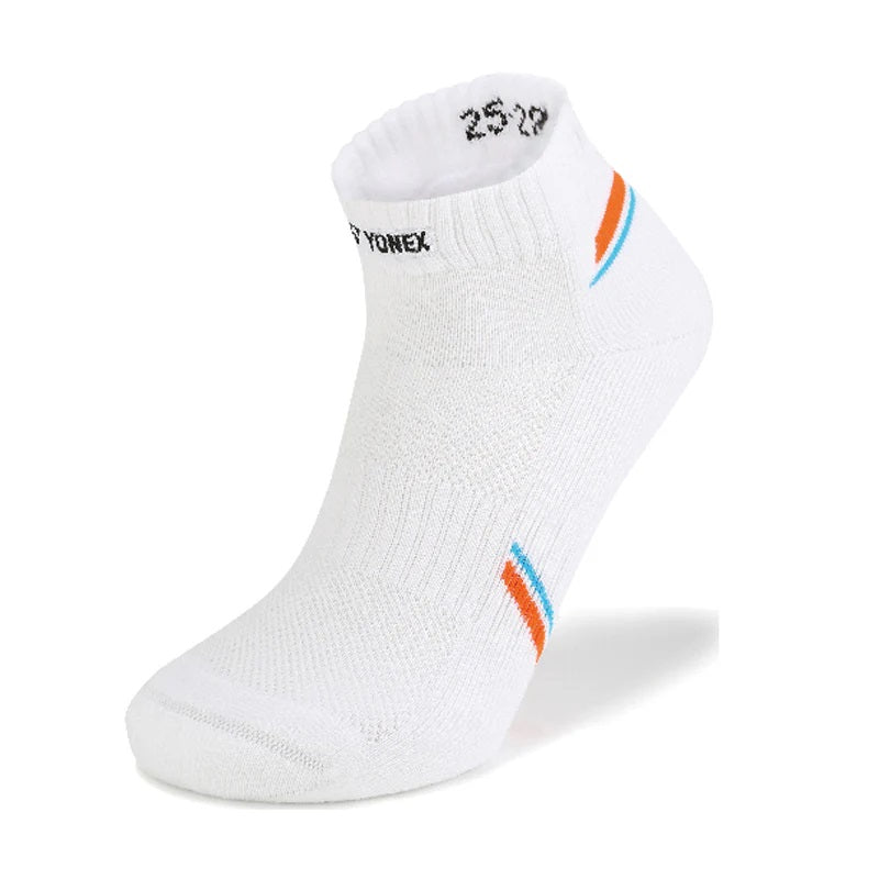 Yonex 3D Cushion Support Sports Low Cut Socks (White/Orange)