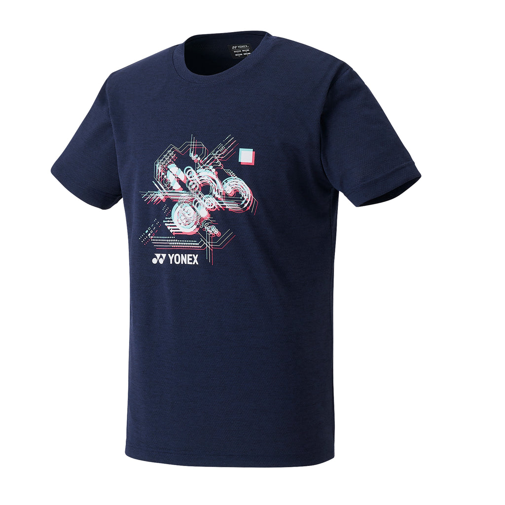 Yonex Unisex Graphic Shirt (Navy Blue) T Shirt