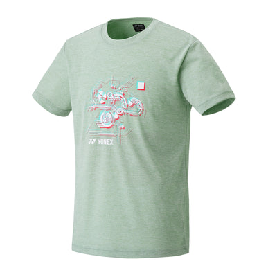 Yonex Unisex Graphic Shirt (Smoke Green) T Shirt [CLEARANCE]