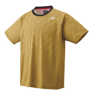 Yonex JAPAN Unisex Tournament T Shirt 16830 (Gold) [CLEARANCE]