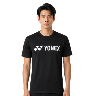 Yonex Classic Logo Print UNISEX T Shirt (Black) 16856