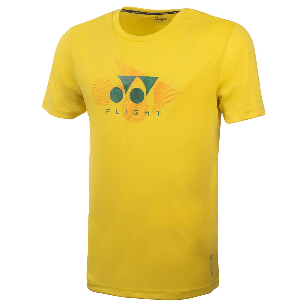 Yonex FLIGHT Unisex T Shirt (Buttercup)