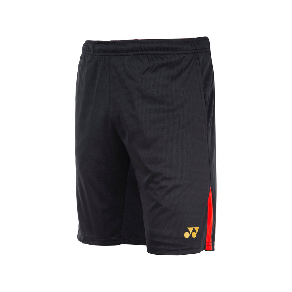 Yonex Unisex Training Shorts (Black/Red/Gold)