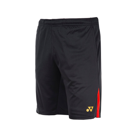 Yonex Unisex Training Shorts (Black/Red/Gold)