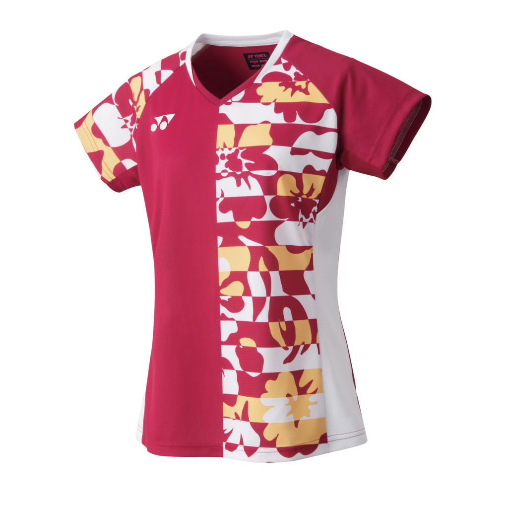 Yonex World Player (Reddish Rose) 20702 Ladies T Shirt