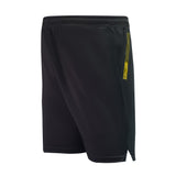 Yonex EASY2337 Unisex Training Shorts (Black/Yellow) [CLEARANCE]