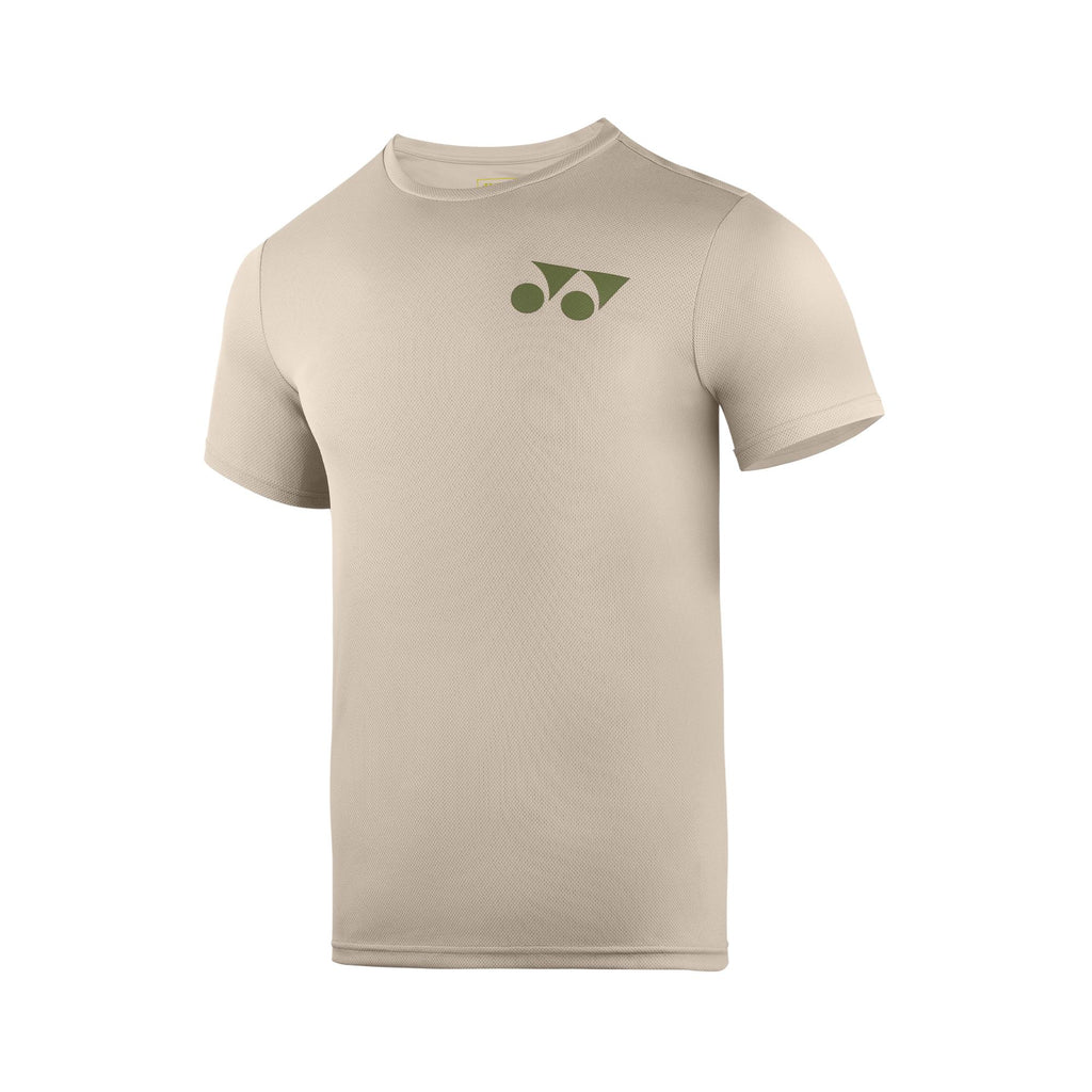 Yonex Unisex Basic Logo (Oatmilk) T Shirt 2815