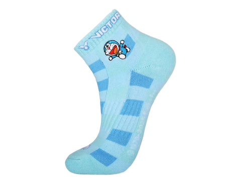 Victor X Doraemon 514DRM (Blue) Low Cut Sports LADIES Socks