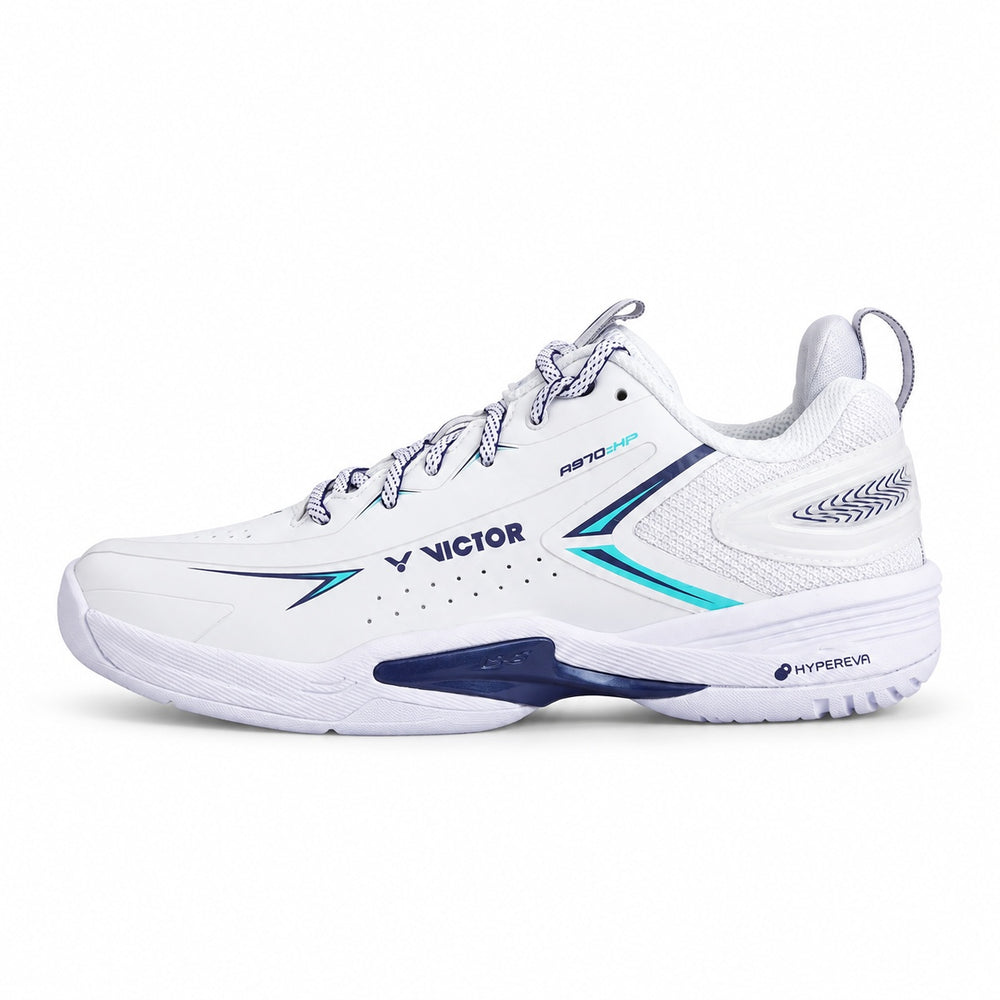 Victor A970cHP (White/Blue) Badminton Shoes