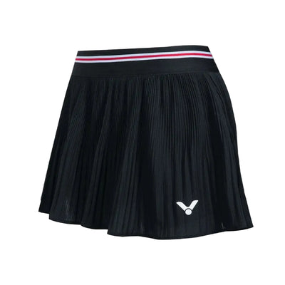 Victor 女士羽毛球裙 K-61300（黑色）