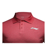 Li Ning Men's Polo T-Shirt (Red/Heather)