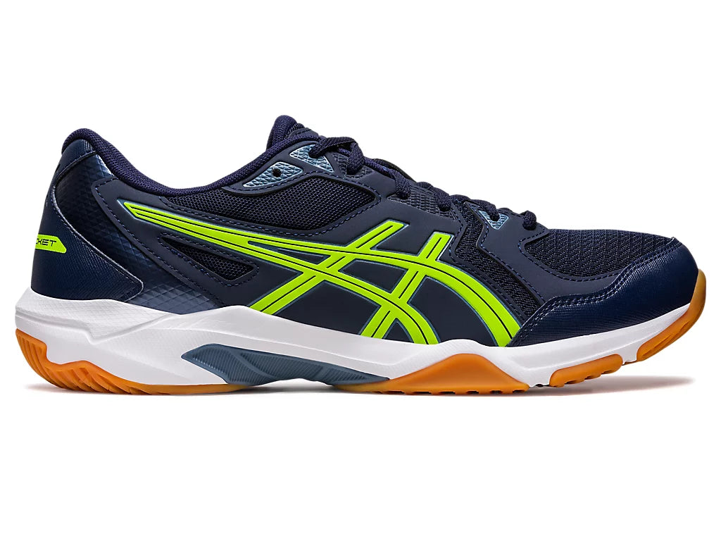 ASICS Gel Rocket 10 (Midnight/Hazard Green) Men Badminton Shoes