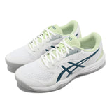 ASICS Upcourt 5 (White/Teal) Women Badminton Shoes [CLEARANCE]