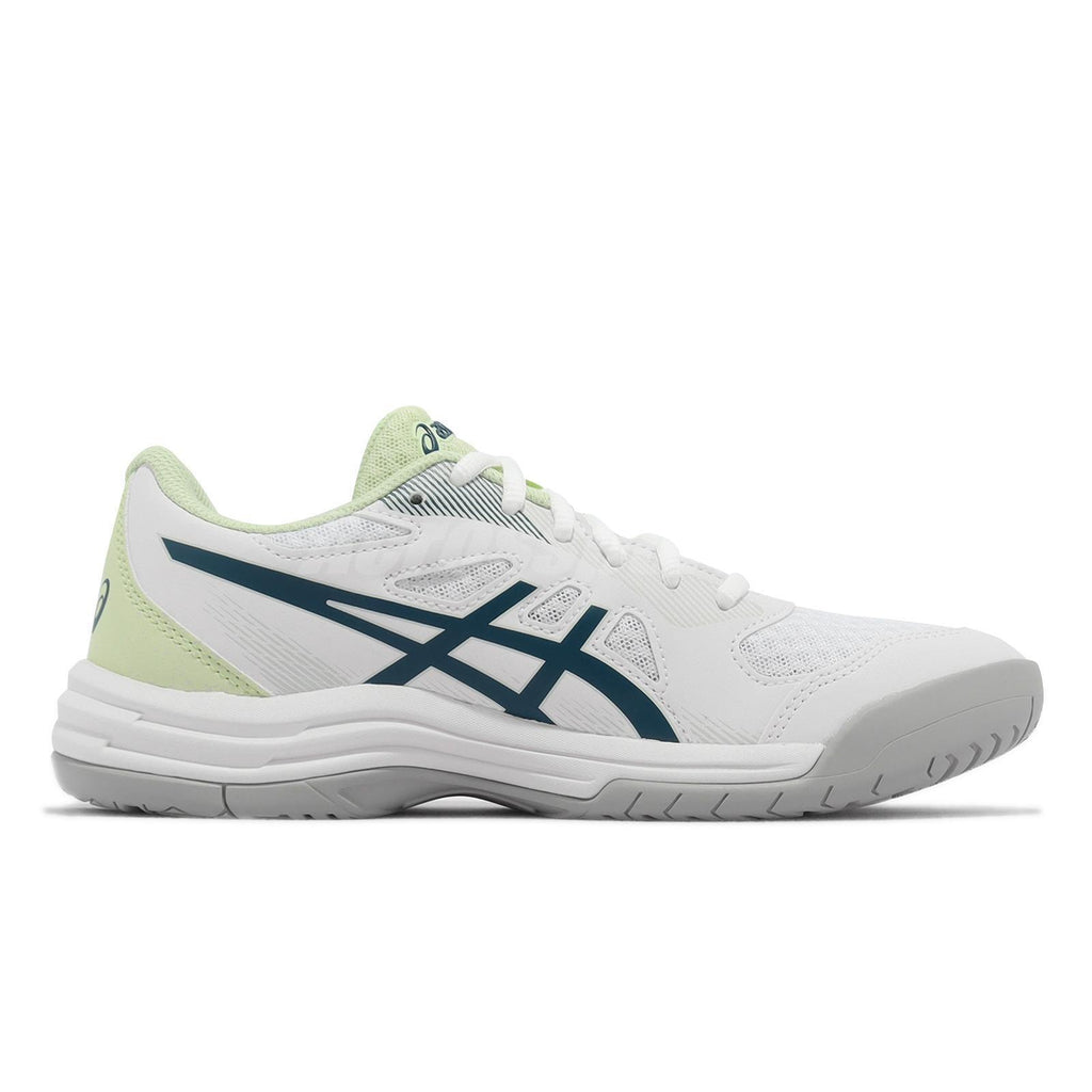 ASICS Upcourt 5 (White/Teal) Women Badminton Shoes [CLEARANCE]