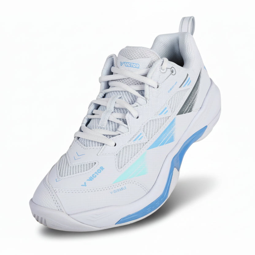 Victor C90HP (White/Blue) UNISEX Badminton Shoes