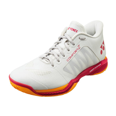 Yonex Power Cushion Comfort Z WIDE (Off White/Red) Unisex Badminton Shoes [CLEARANCE]