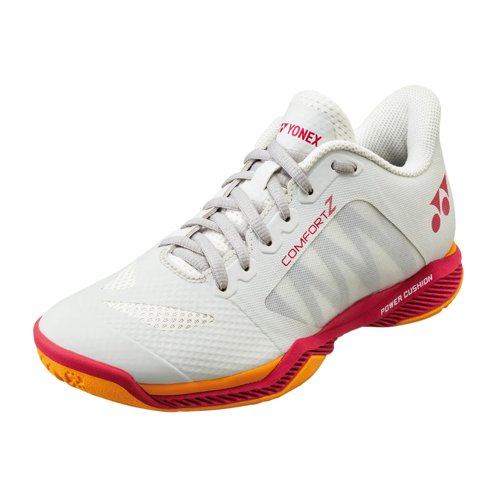 NEW 2025 Yonex Power Cushion Comfort Z (Off White/Red) Ladies Badminton Shoes
