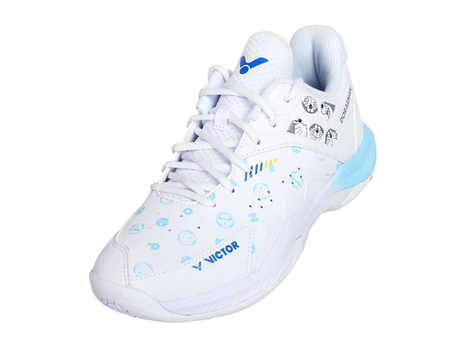 Victor X Doraemon Limited Series (Bright White) UNISEX Badminton Shoes [CLEARANCE]