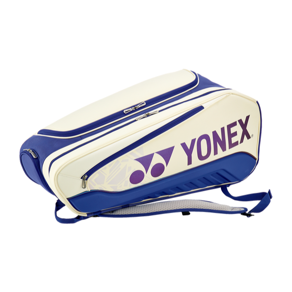 Yonex EXPERT Racquet Bag White/Deep Blue (Medium - 6pcs)