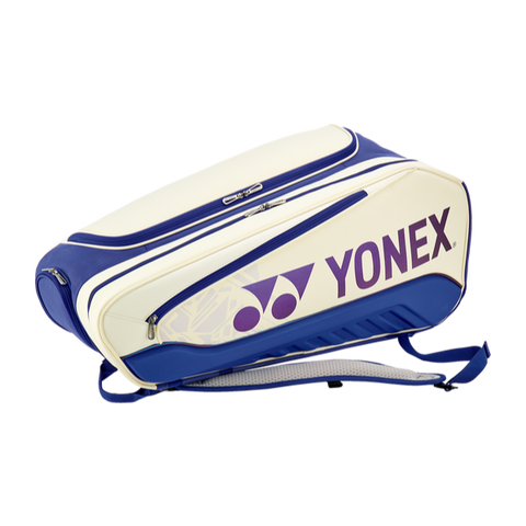 Yonex EXPERT Racquet Bag White/Deep Blue (Medium - 6pcs)