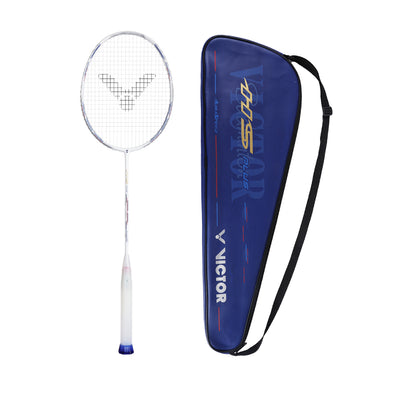 Victor Auraspeed HS Plus VBC (Limited Edition White) 83 grams Badminton Racquet