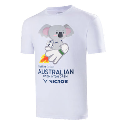 Victor Australia Badminton Open Koala T-Shirt (White)