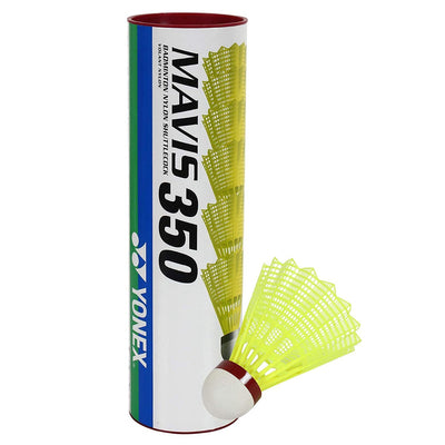 Yonex Mavis 350 Nylon (Red Cap) Badminton Shuttlecocks