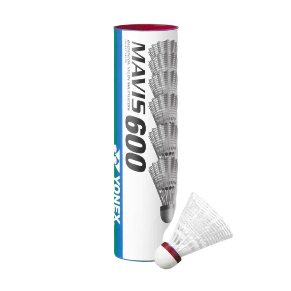 Yonex Mavis 600 Nylon (Red Cap) Badminton Shuttlecocks
