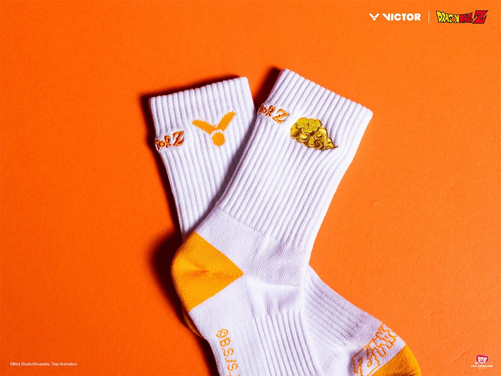 VICTOR x DRAGON BALL Z Sports Socks (White)