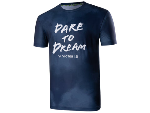 Victor x Lee Zii Jia Dare To Dream (Navy) Unisex T Shirt
