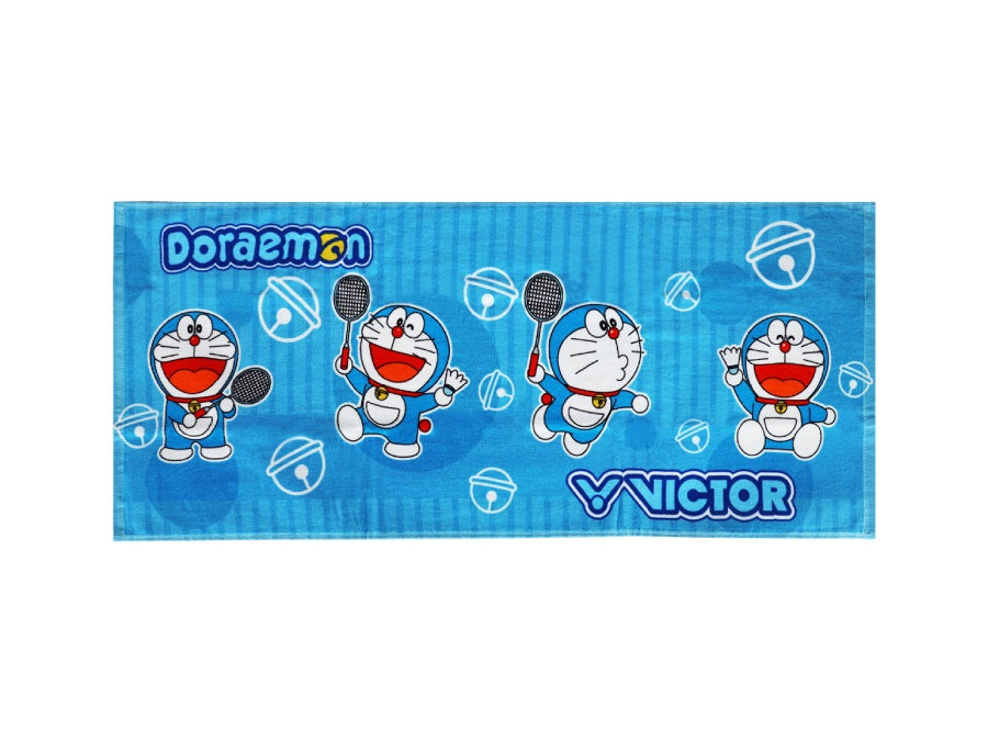 Victor X Doraemon Sports Towel (Blue)