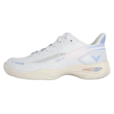 Victor A600F AT (Pearly White) Ladies Badminton Shoe