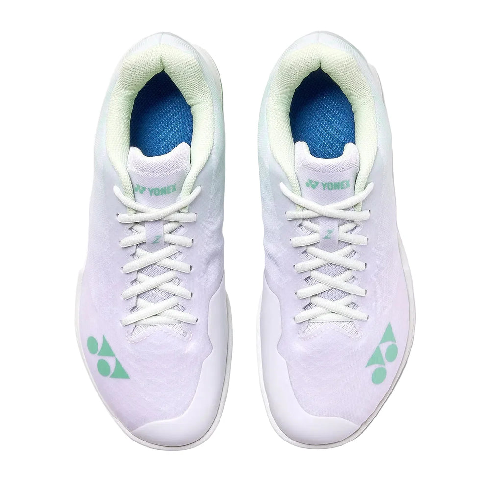 Yonex Aerus Z WIDE White/Green (2026 Colorway) UNISEX Badminton Shoes [VIP Sale]