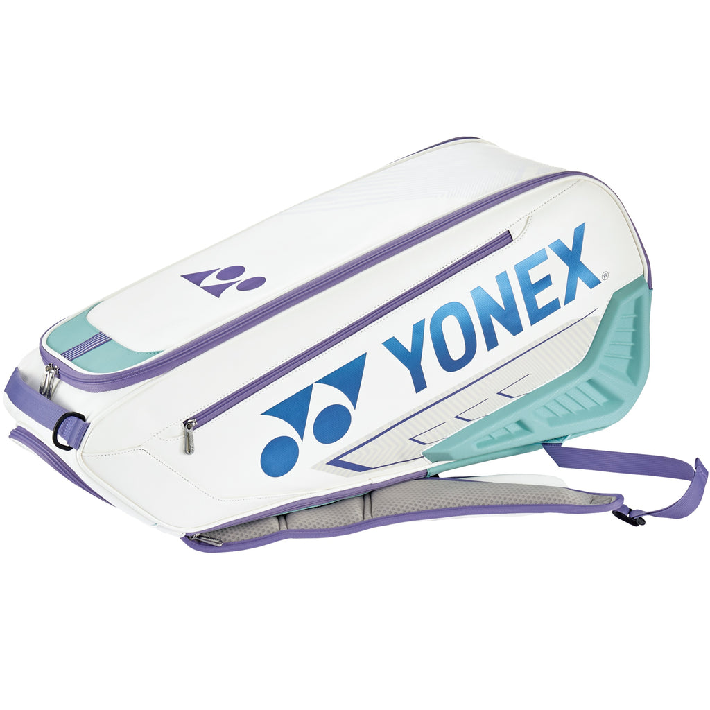 Yonex EXPERT 系列羽毛球包白色/淡蓝色（中号 - 6 件）