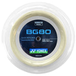 Yonex BG 80 White (200m Reel) Badminton String