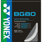 Yonex BG 80 Badminton String (White)