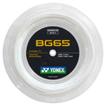Yonex BG65 200m Reel (White) Badminton String