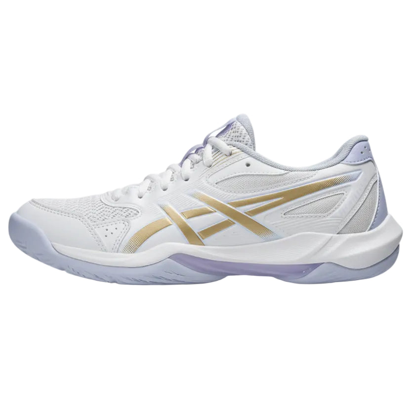 ASICS Gel Rocket 12 (White/Champagne) Women Badminton Shoes