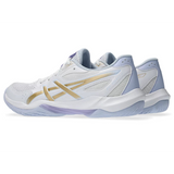ASICS Gel Rocket 12 (White/Champagne) Women Badminton Shoes