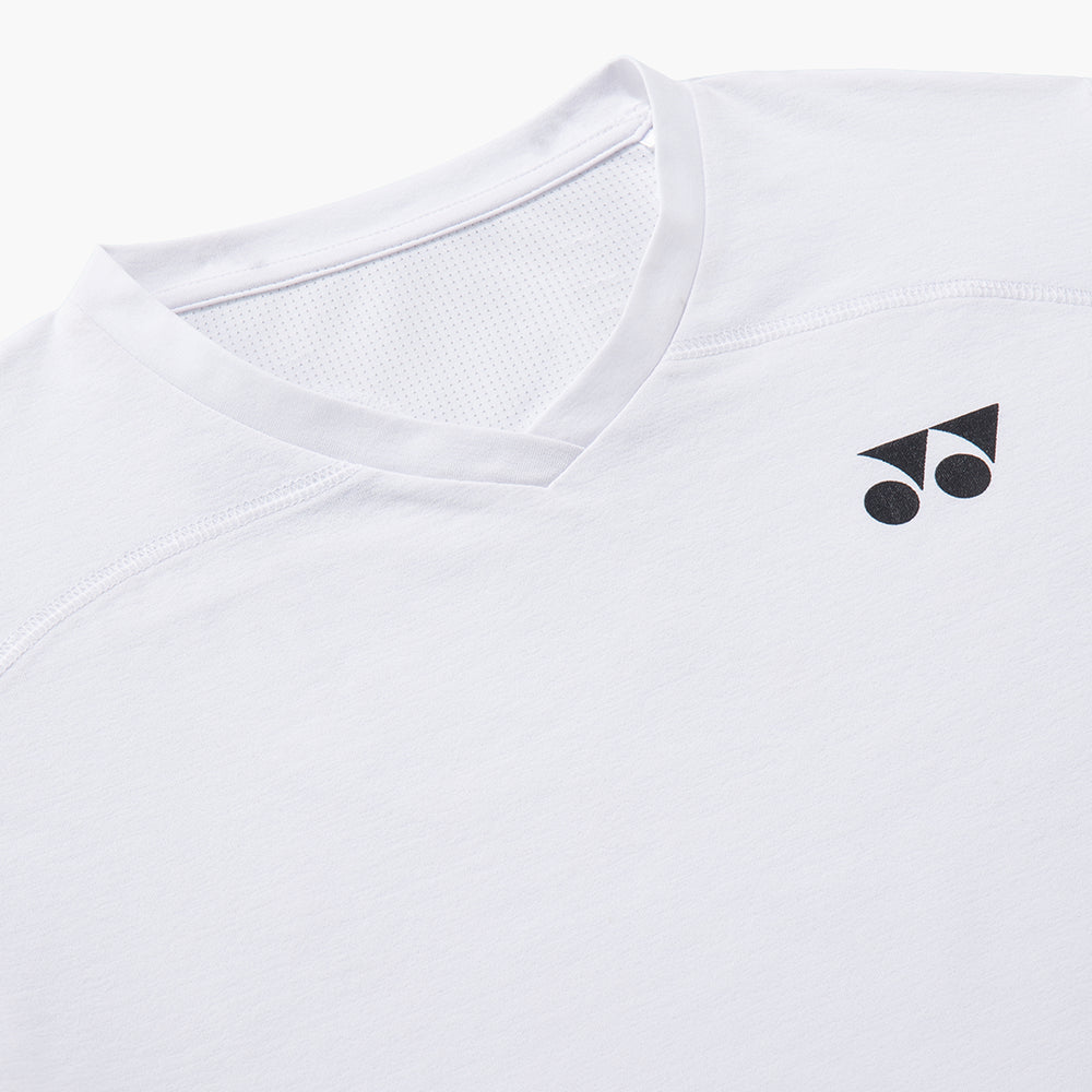 Yonex Women's V-Neck Badminton T Shirt 20961 (White)