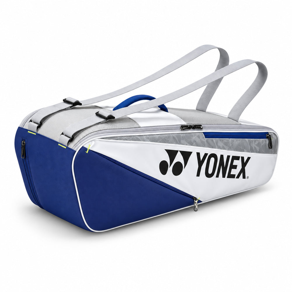 Yonex Club Series 6pcs Medium Racquet Bag (White/Blue)