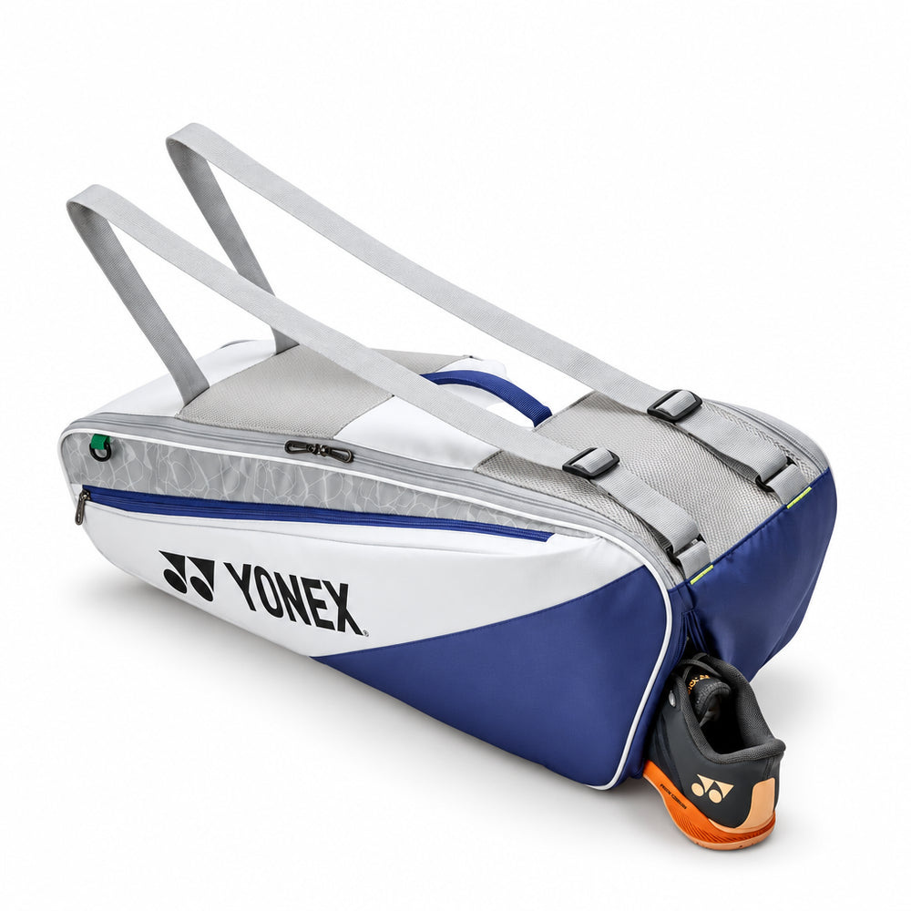 Yonex Club Series 6pcs Medium Racquet Bag (White/Blue)