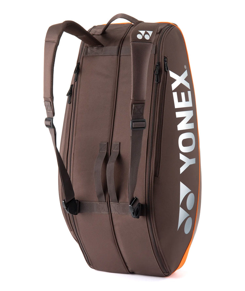 Yonex Pro Series Badminton Racquet Bag (6pcs Espresso Brown)