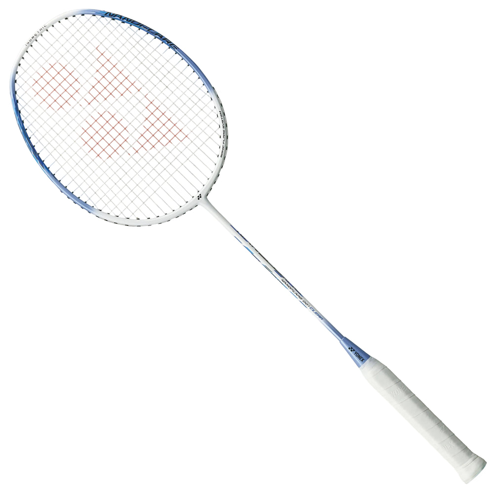 Yonex Nanoflare 001 Clear White/Sax (78 grams) Badminton Racquet